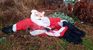 Deflated Santa Blow-Up
